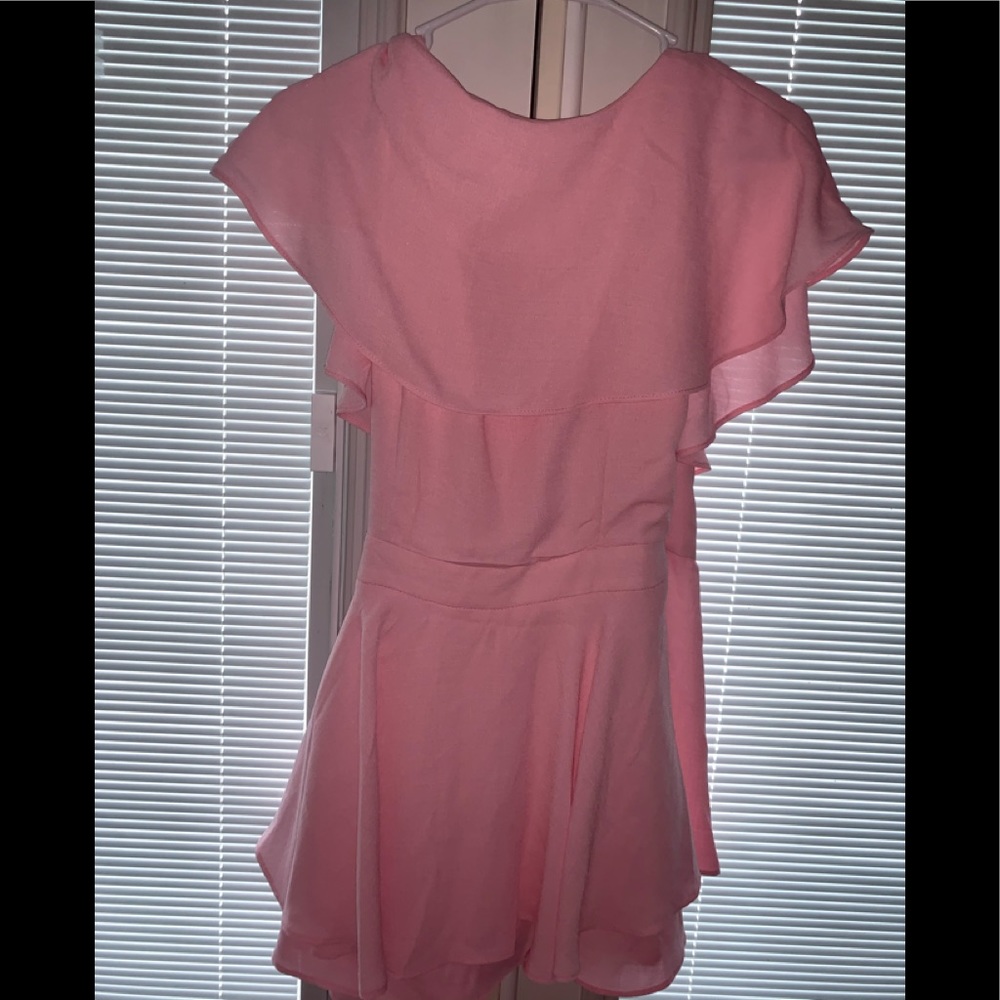 Pink lily dress